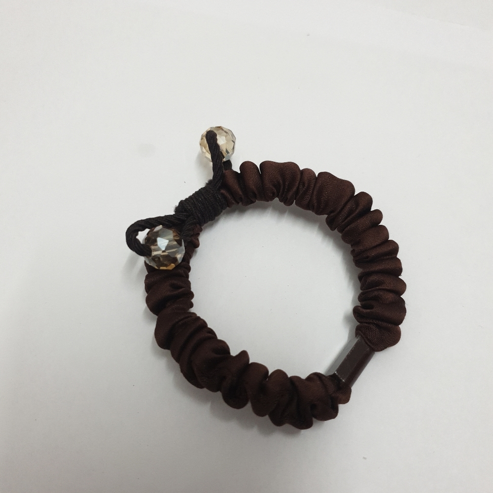 hair ties , women , brown